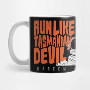 Kareem Hunt Run Like The Tasmanian Devil Mug